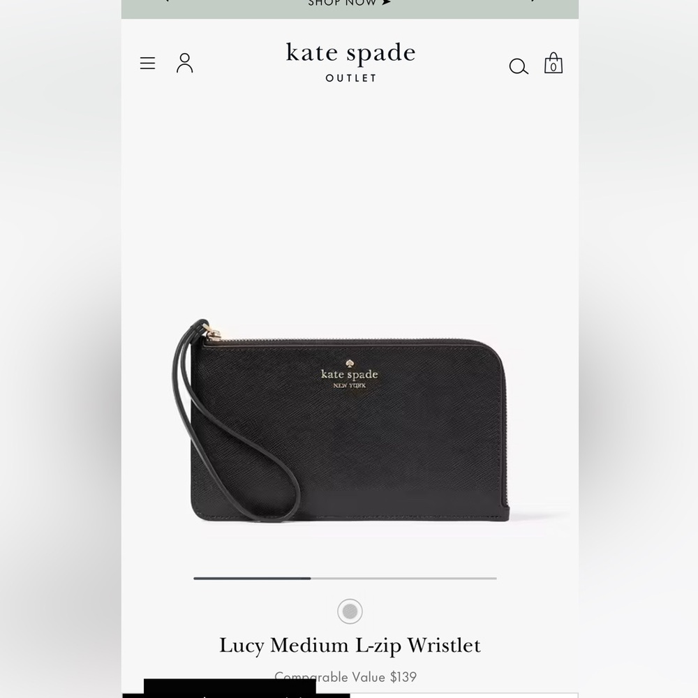New with tags lucky medium L zip wristlet